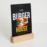 Mbajtëse Menu A5 - 1 ndarje - Dru Ahu - Figura 2