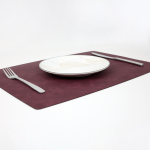 Shtroje për Tavolina 2 anë - Lëkurë Sintetike Velvet -  32x45 - Vishnje (Standard) - Figura 2