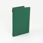 Menu Lëkurë Dopio me Llastik A5 15x22 - (Jeshile)