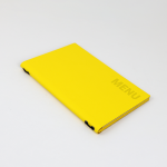 Menu Lëkurë Dopio me Llastik A5 15x22 - (E Verdhë) - Figura 3