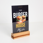 Mbajtëse Menu - A5 - Druri + Plex - Figura 2