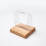 Mbajtëse Menu - DL 2x10x10 - Dru Ahu (M1)