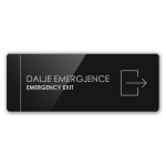 Sinjalistika 27.5x10 - Dalje Emergjence Djathtas