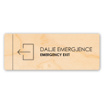 Sinjalistika 27.5x10 - Dalje Emergjence Majtas - Figura 2