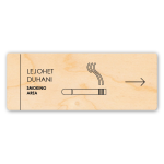 Sinjalistika 27.5x10 - Lejohet Duhani Djathtas - Figura 2