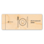 Sinjalistika 27.5x10 - Restoranti Majtas - Figura 2