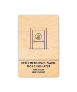 Sinjalistika - Derë Emergjence Zjarri - Figura 2