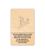 Sinjalistika - Shkallët e Emergjencës - Figura 2