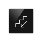 Sinjalistika 10x10 - Shkallët Poshtë