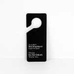 Doorhanger PVC - E zezë (M2)