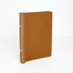 Menu Lëkurë Sintetike - Mekanizëm me Unaza A5 (Kafe)