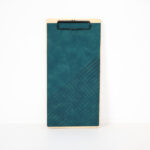 Menu Druri – Me kapëse metalike dhe Cover Lëkure Sintetike - DL (Turqoise me vija)