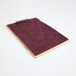 Menu Druri – Me kapëse metalike dhe Cover Lëkure Sintetike - A4 (Vishnje me vija) - Figura 2