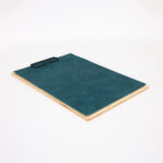 Menu Druri – Me kapëse metalike dhe Cover Lëkure Sintetike - A4 (Turqoise me vija) - Figura 2