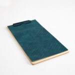 Menu Druri – Me kapëse metalike dhe Cover Lëkure Sintetike - DL (Turqoise me vija) - Figura 2