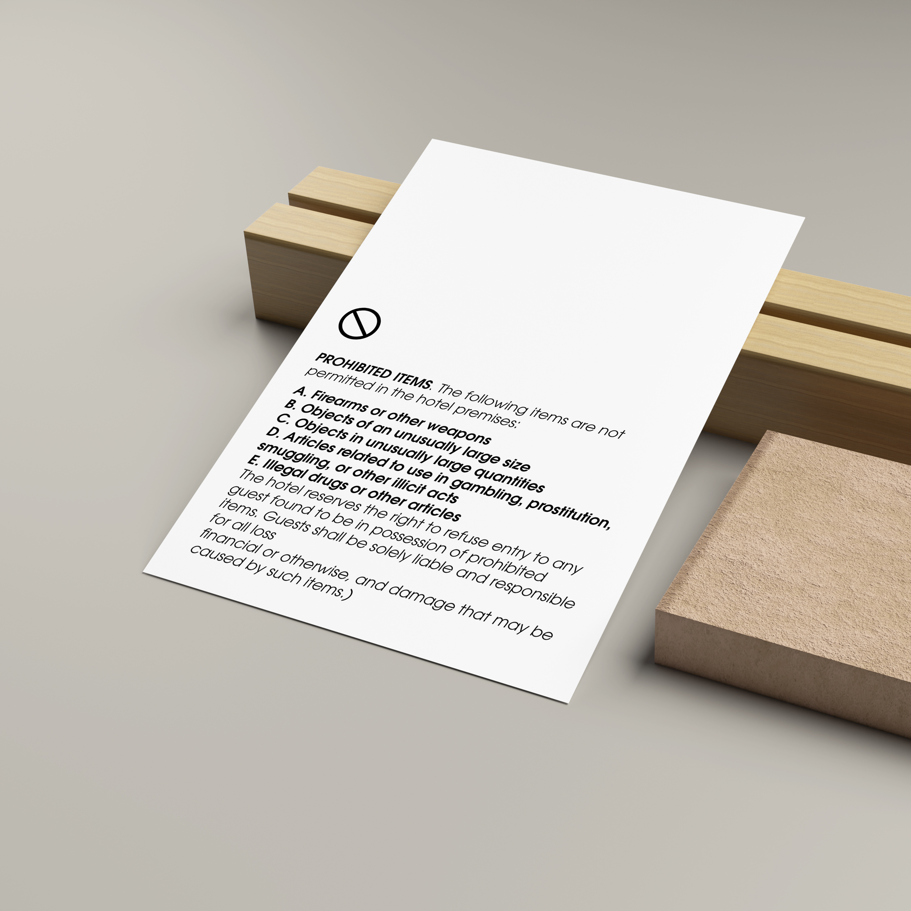 Rregullore - Artikuj të ndaluar ENG - Figura 2