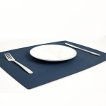 Shtroje për Tavolina 1 anë - Lëkurë Sintetike Velvet -  32x45 - Blu (Standard) - Figura 2