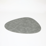 Shtroje për Tavolina Ovale – Lëkurë Sintetike – 2 Anë 32×45 – Gri (12 cp Standard)