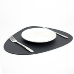 Shtroje për Tavolina Ovale – Lëkurë Sintetike – 2 Anë 32×45 – E Zezë (12 cp Standard) - Figura 2