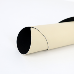 Shtroje për Tavolina Ovale – Lëkurë Sintetike – 1 Anë 32×45 – Krem (12 cp Standard) - Figura 3