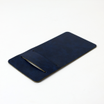 Mbajtëse Servisesh Lëkurë Sintetike (Blu)